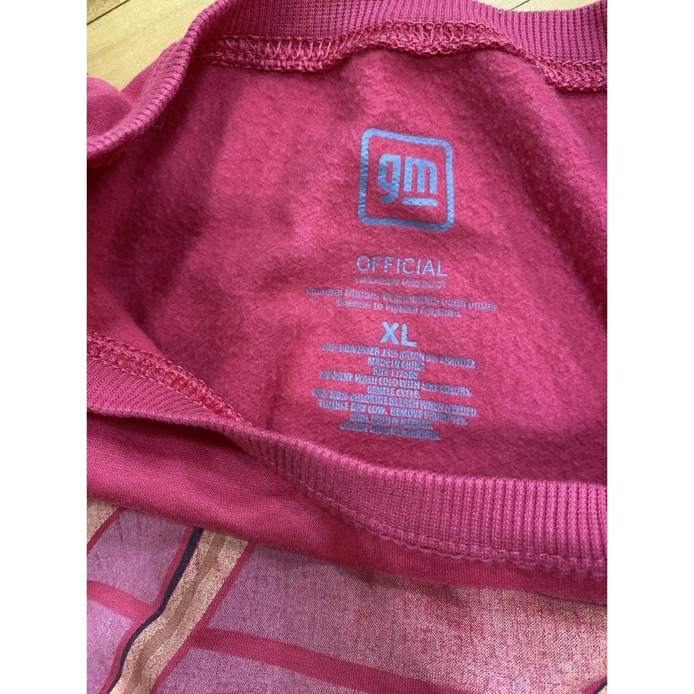 GM Sweatshirt Womens XL Camero Muscle Car‎ Logo General Motors Pullover - Picture 3 of 4